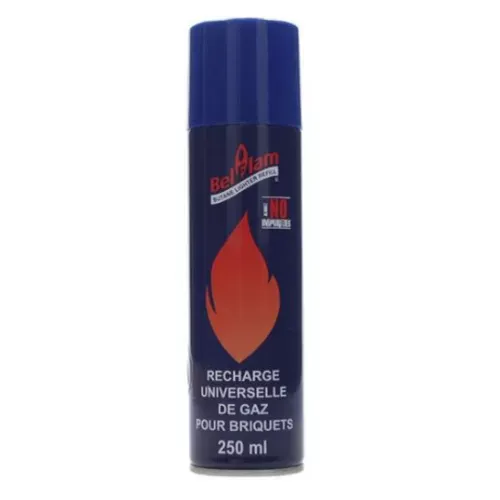 Universeel gasnavulling 250 ml blauw